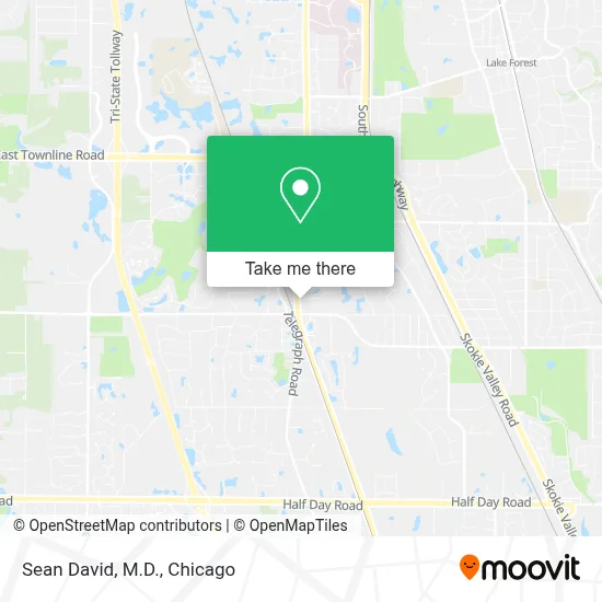 Sean David, M.D. map