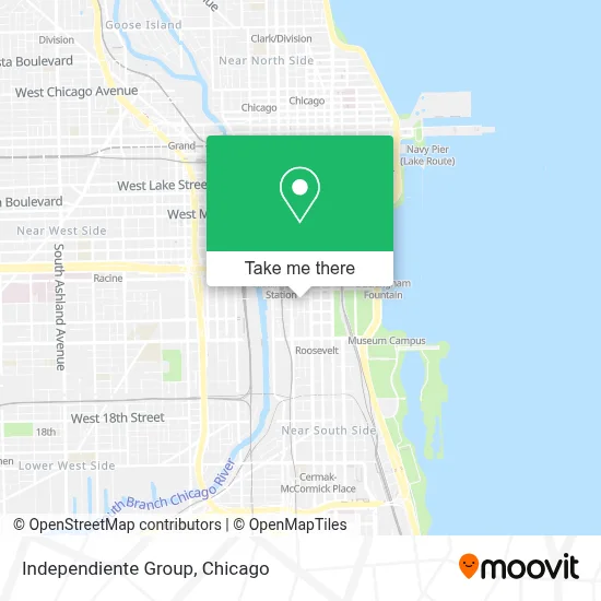 Independiente Group map