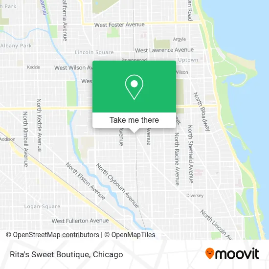 Rita's Sweet Boutique map
