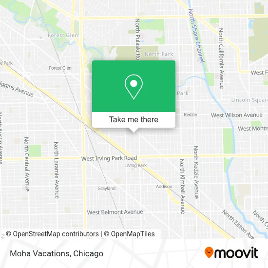 Moha Vacations map