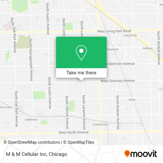 M & M Cellular Inc map