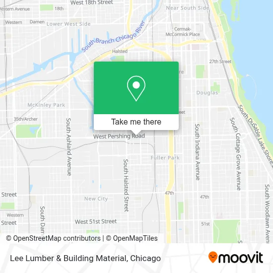Lee Lumber & Building Material map