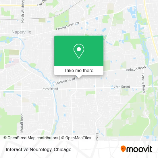 Interactive Neurology map