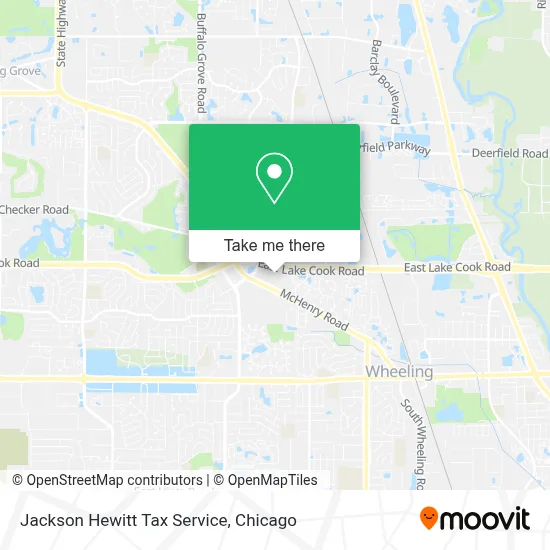 Jackson Hewitt Tax Service map