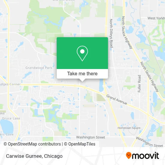 Carwise Gurnee map