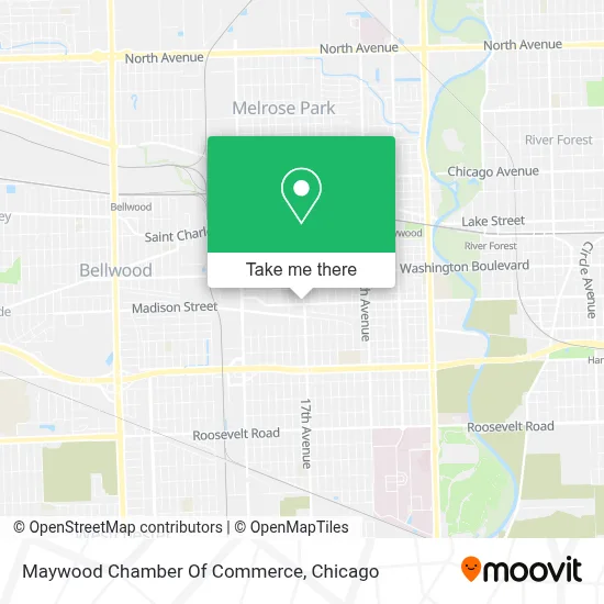 Maywood Chamber Of Commerce map