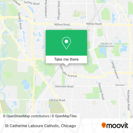 St Catherine Laboure Catholic map