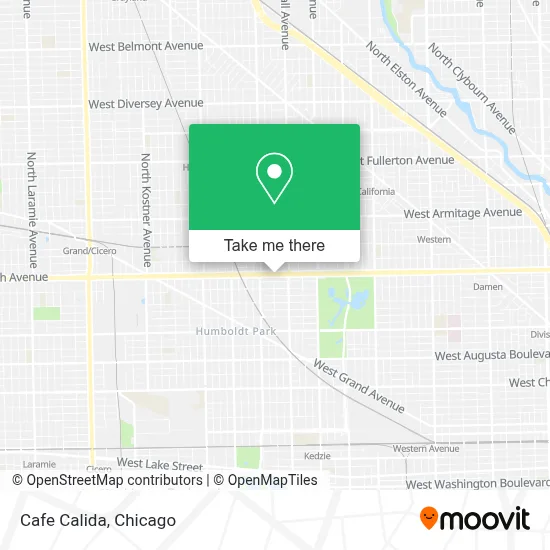 Cafe Calida map