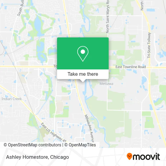 Ashley Homestore map