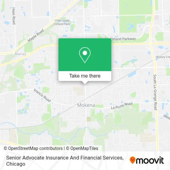Senior Advocate Insurance And Financial Services map