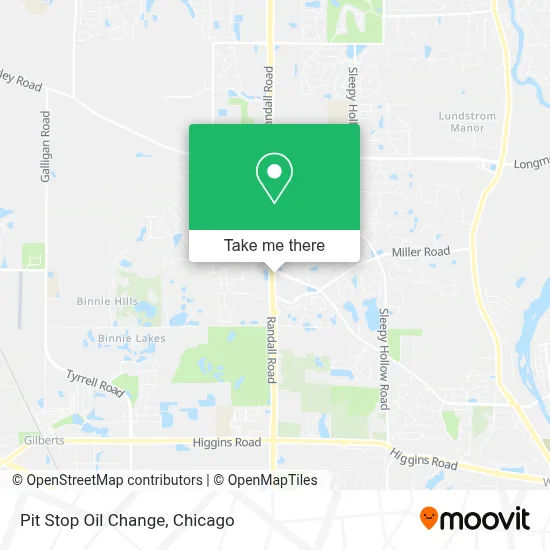 Pit Stop Oil Change map