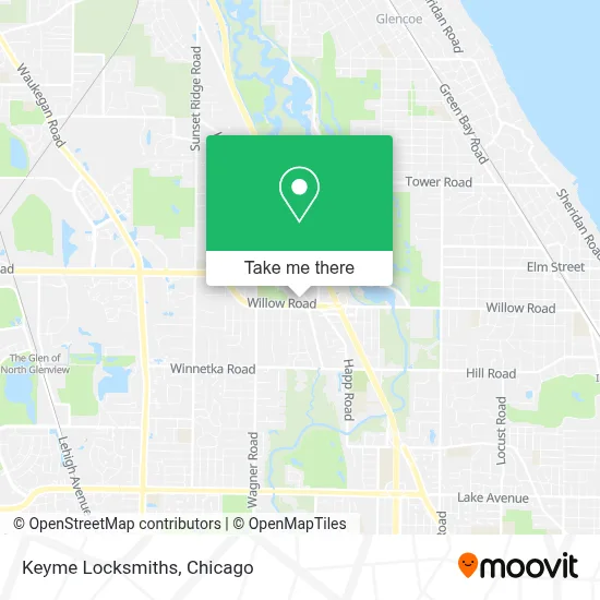 Keyme Locksmiths map