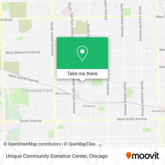Unique Community Donation Center map