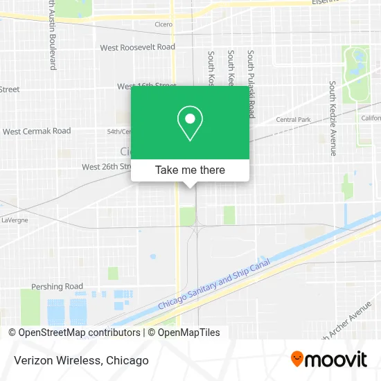 Verizon Wireless map