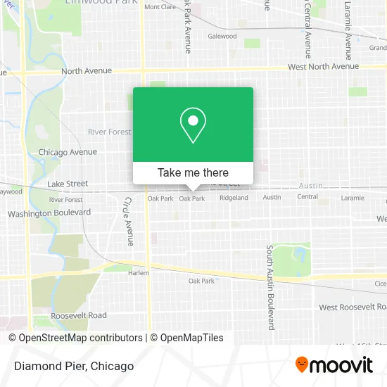 Diamond Pier map