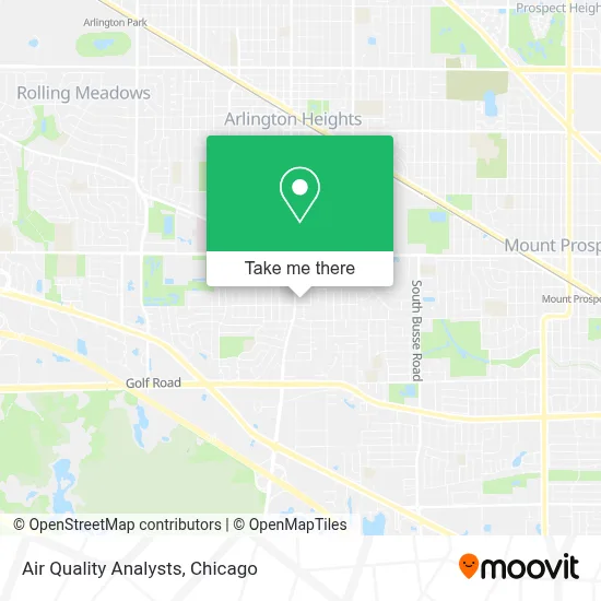 Air Quality Analysts map