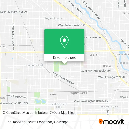 Ups Access Point Location map