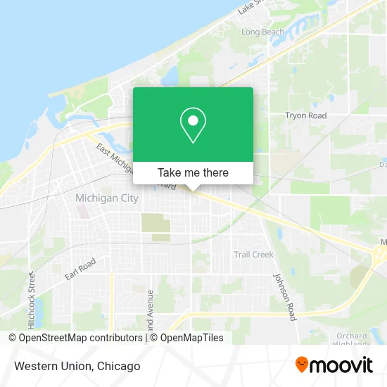 Western Union map
