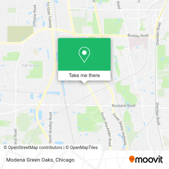 Modena Green Oaks map