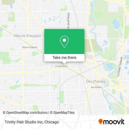 Trinity Hair Studio Inc map