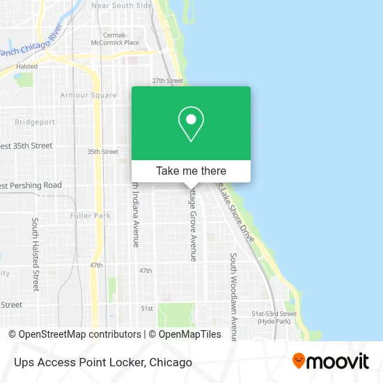 Ups Access Point Locker map