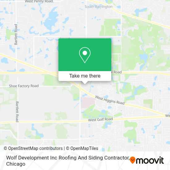 Wolf Development Inc Roofing And Siding Contractor map