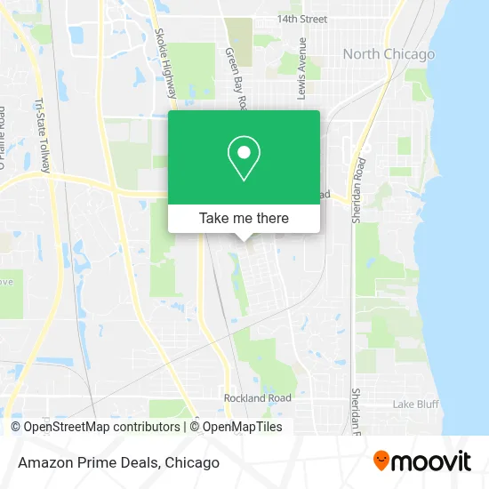 Amazon Prime Deals map