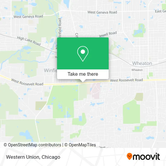 Western Union map