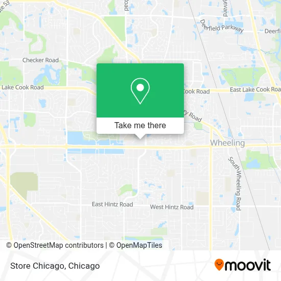 Store Chicago map