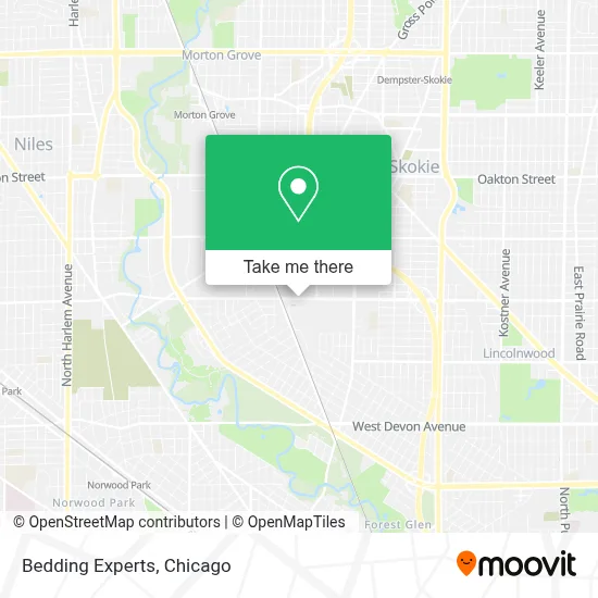 Bedding Experts map