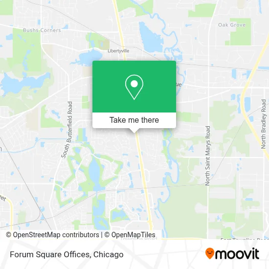 Forum Square Offices map