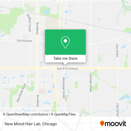 New Mood Hair Lab map