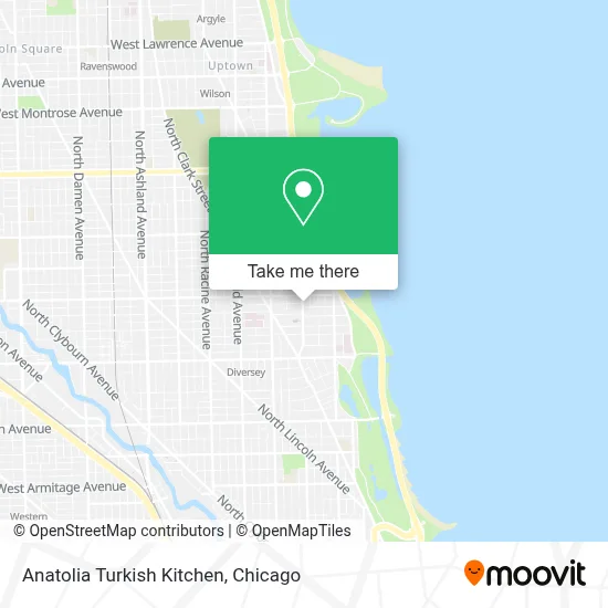 Anatolia Turkish Kitchen map