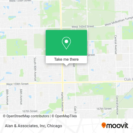 Alan & Associates, Inc map