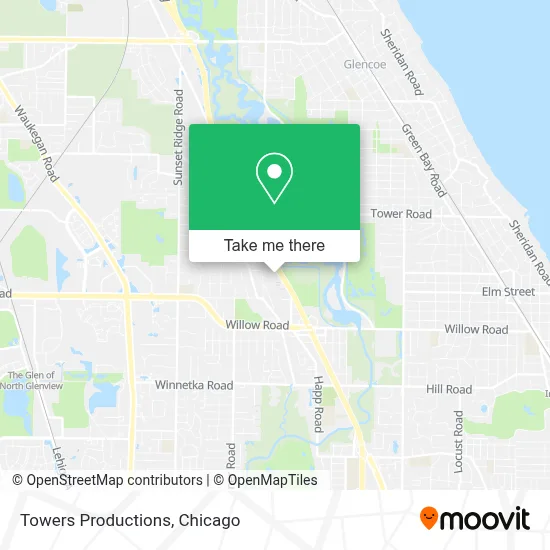 Towers Productions map