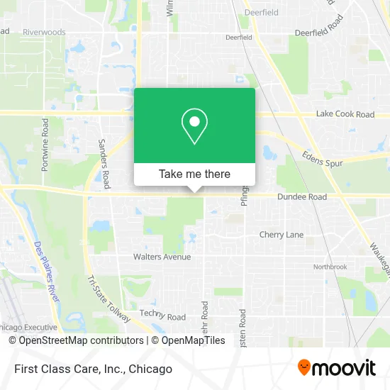 First Class Care, Inc. map
