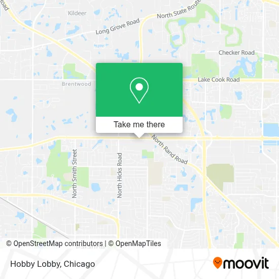 Hobby Lobby map