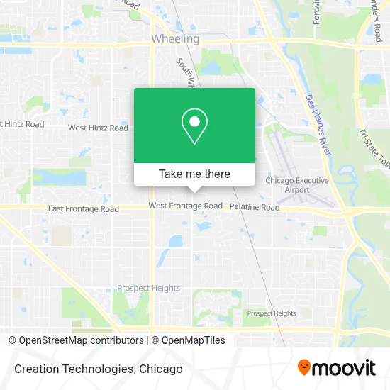 Creation Technologies map