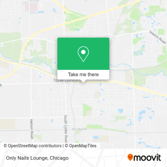 Only Nails Lounge map