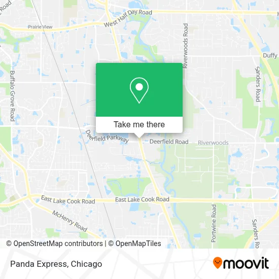 Panda Express map