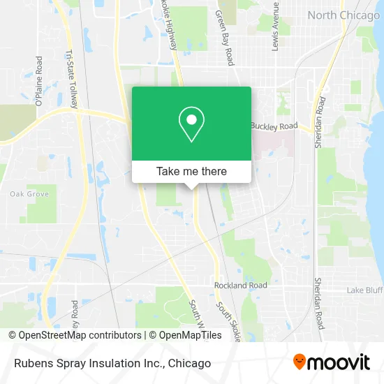 Rubens Spray Insulation Inc. map