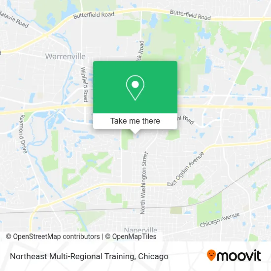 Northeast Multi-Regional Training map