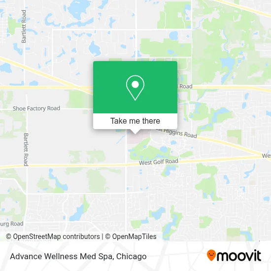 Advance Wellness Med Spa map