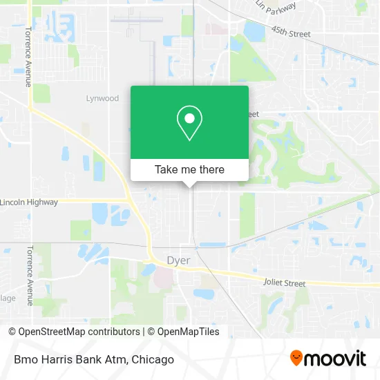 Bmo Harris Bank Atm map