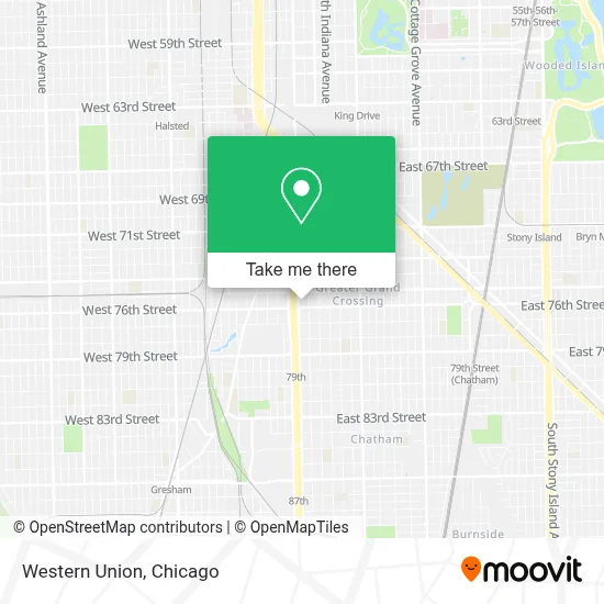 Western Union map
