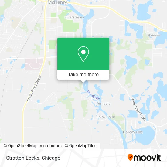 Stratton Locks map