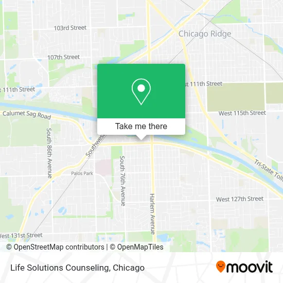 Life Solutions Counseling map