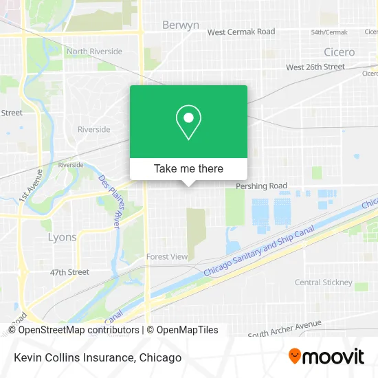 Kevin Collins Insurance map