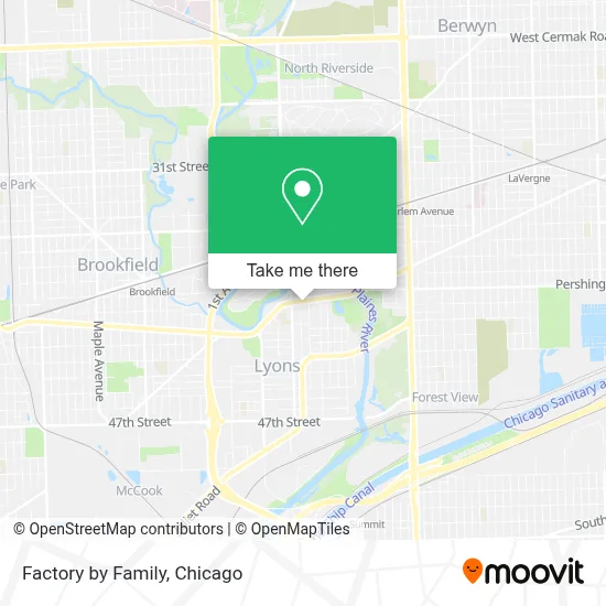 Factory by Family map