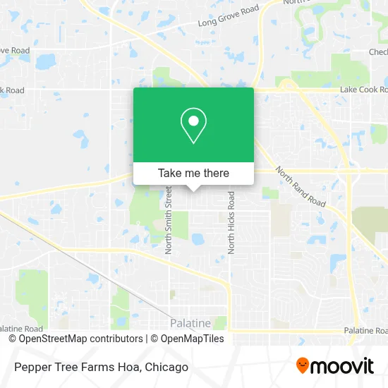 Pepper Tree Farms Hoa map